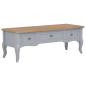 Preview: ARDEBO.de - TV-Schrank Grau 100 x 35 x 35 cm Holz