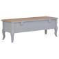 Preview: TV-Schrank Grau 100 x 35 x 35 cm Holz