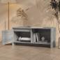 Preview: TV-Schrank Grau Sonoma 90x35x40 cm Holzwerkstoff
