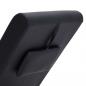 Preview: Massage-Chaiselongue mit Kissen Schwarz Kunstleder