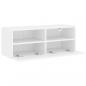 Preview: TV-Wandschrank Weiß 80x30x30 cm Holzwerkstoff