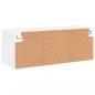 Preview: TV-Wandschrank Weiß 80x30x30 cm Holzwerkstoff