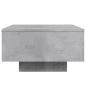 Preview: Couchtisch Betongrau 55x55x31 cm Holzwerkstoff