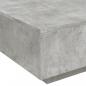 Preview: Couchtisch mit LED-Leuchten Betongrau 80x80x31 cm