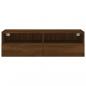 Preview: TV-Wandschrank Braun Eiche-Optik 100x30x30 cm Holzwerkstoff