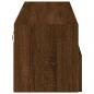 Preview: TV-Wandschrank Braun Eiche-Optik 100x30x30 cm Holzwerkstoff
