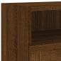 Preview: TV-Wandschrank Braun Eiche-Optik 100x30x30 cm Holzwerkstoff