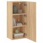 Preview: TV-Wandschrank Sonoma-Eiche 40,5x30x90 cm Holzwerkstoff