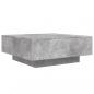 Preview: Couchtisch Betongrau 80x80x31 cm Holzwerkstoff
