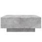 Preview: Couchtisch Betongrau 80x80x31 cm Holzwerkstoff