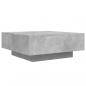 Preview: Couchtisch Betongrau 80x80x31 cm Holzwerkstoff