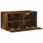 Preview: TV-Wandschrank Räuchereiche 60x30x30 cm Holzwerkstoff