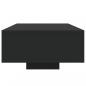 Preview: Couchtisch mit LED-Leuchten Schwarz 85x55x31 cm