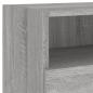 Preview: TV-Wandschränke 2 Stk. Grau Sonoma 80x30x30 cm Holzwerkstoff