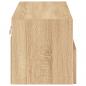 Preview: TV-Wandschrank Sonoma-Eiche 80x30x30 cm Holzwerkstoff