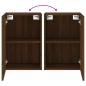 Preview: TV-Wandschränke 2 Stk. Braun Eiche-Optik 40,5x30x60 cm
