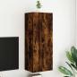 Preview: ARDEBO.de - TV-Wandschrank Räuchereiche 40,5x30x102 cm Holzwerkstoff