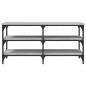 Preview: Schuhbank Grau Sonoma 100x38,5x49 cm Holzwerkstoff