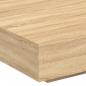 Preview: Couchtisch Sonoma-Eiche 100x100x31 cm Holzwerkstoff