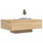 Preview: Couchtisch mit LED-Leuchten Sonoma-Eiche 85x55x31 cm