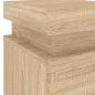 Preview: Nachttische mit LED-Leuchten 2 Stk. Sonoma Eiche 35x39x55 cm