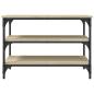 Preview: Schuhbank Sonoma-Eiche 70x38,5x49 cm Holzwerkstoff