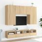 Preview: TV-Wandschränke 2 Stk. Sonoma-Eiche 80x30x30 cm Holzwerkstoff