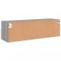 Preview: TV-Wandschrank Grau Sonoma 100x30x30 cm Holzwerkstoff