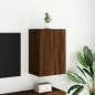Preview: TV-Wandschrank Braun Eiche-Optik 40,5x30x60 cm Holzwerkstoff