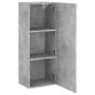 Preview: TV-Wandschrank Betongrau 40,5x30x102 cm Holzwerkstoff