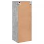 Preview: TV-Wandschrank Betongrau 40,5x30x102 cm Holzwerkstoff