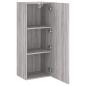 Preview: TV-Wandschrank Grau Sonoma 40,5x30x102 cm Holzwerkstoff