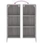 Preview: TV-Wandschrank Grau Sonoma 40,5x30x102 cm Holzwerkstoff