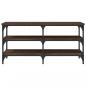 Preview: Schuhbank Braun Eichen-Optik 100x38,5x49 cm Holzwerkstoff