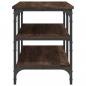 Preview: Schuhbank Braun Eichen-Optik 100x38,5x49 cm Holzwerkstoff