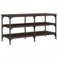 Preview: Schuhbank Braun Eichen-Optik 100x38,5x49 cm Holzwerkstoff
