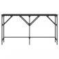 Preview: Konsolentisch Schwarz 140x29x75 cm Holzwerkstoff