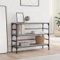 Preview: Konsolentisch Grau Sonoma 100x32x75 cm Holzwerkstoff