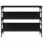 Preview: Konsolentisch Schwarz 100x32x75 cm Holzwerkstoff