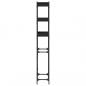 Preview: Waschmaschinenregal Schwarz 67x25x163 cm Holzwerkstoff