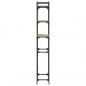 Preview: Waschmaschinenregal Sonoma-Eiche 67x25x163 cm Holzwerkstoff