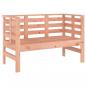 Preview: Gartenbank 111,5x53x71 cm Massivholz Douglasie