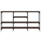 Preview: Konsolentisch Braun Eichen-Optik 160x29x80 cm Holzwerkstoff