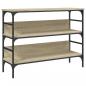 Preview: Konsolentisch Sonoma-Eiche 100x32x75 cm Holzwerkstoff