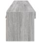 Preview: TV-Schränke mit LED-Leuchten 2 Stk. Grau Sonoma 60x30x30 cm