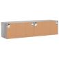 Preview: TV-Schränke mit LED-Leuchten 2 Stk. Grau Sonoma 60x30x30 cm
