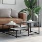 Preview: Couchtisch Grau Sonoma 87,5x87,5x40 cm Holzwerkstoff