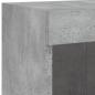 Preview: TV-Schränke mit LED-Leuchten 2 Stk. Betongrau 100x30x30 cm
