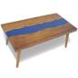 Preview: Couchtisch Teak Harz 100 x 50 x 40 cm