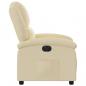 Preview: Relaxsessel Elektrisch Creme Stoff